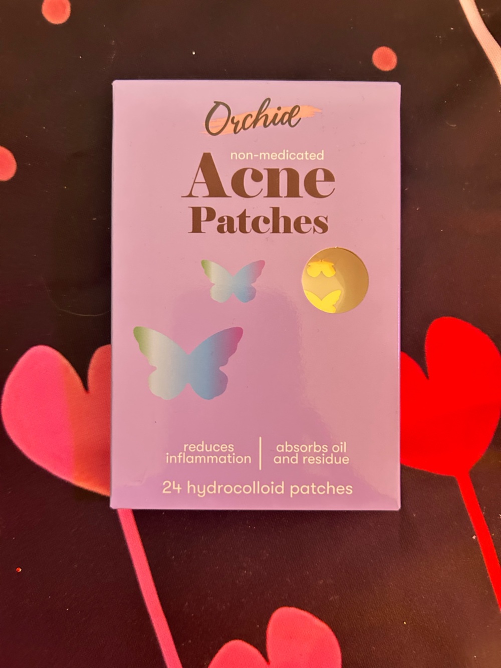 Non-Medicated Acne Patches – Lavender Hydrocolloid Spot Treatment (24+ Patches)